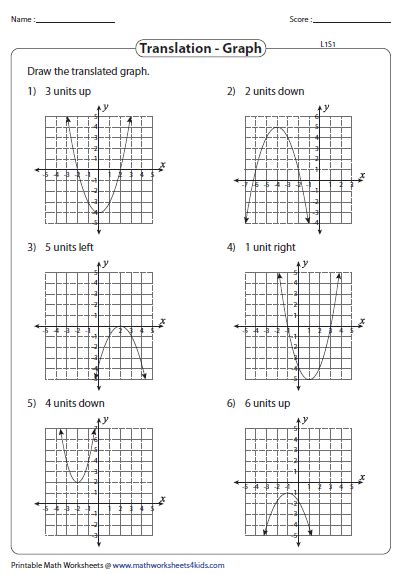 92 Practice Transformations of Quadratic Functions PDF Worksheets