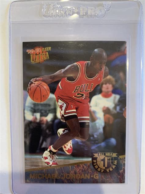 92-93 fleer ultra michael jordan value. Prices for 1992 Fleer Basketball Cards. 1992 Fleer card list & price guide. Ungraded & graded values for all '92 Fleer Basketball Cards. Click on any card to see more graded card prices, historic prices, and past sales. Prices are updated daily based upon 1992 Fleer listings that sold on eBay and our marketplace. Read our methodology . 