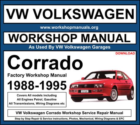 Read Online 92 Vw Corrado Repair Manual 