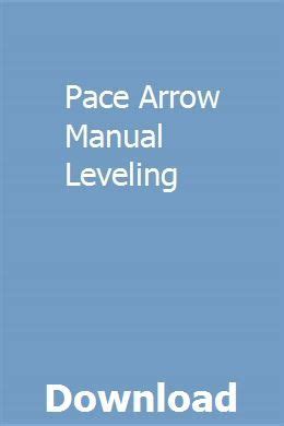 93 Pace Arrow Manual
