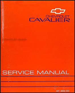 Read Online 93 Chevy Cavalier Repair Manual Pdf 