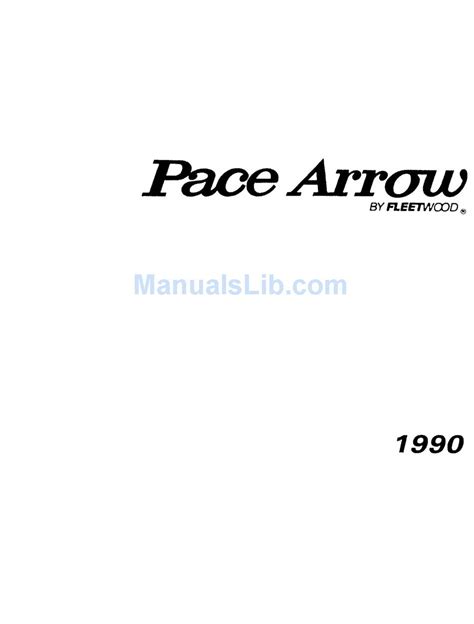 Read 93 Pace Arrow Manual 