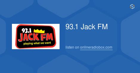 93.1 jack fm radio. Listen to Jack FM, 100.3 Jack FM and Many Other Stations from Around the World with the radio.net App Jack FM Download now for free and listen to the radio easily. 