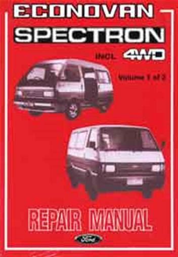 Read 95 Ford Econovan Workshop Manual 