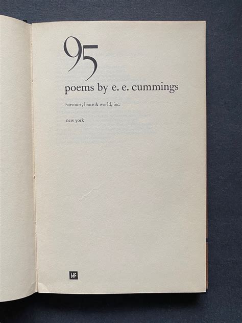 Read 95 Poems Ee Cummings 