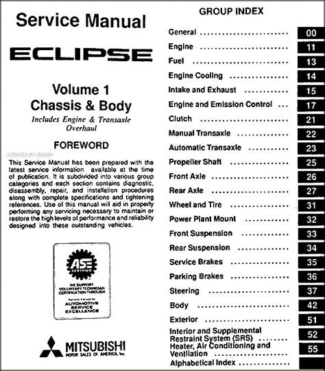 96 mitsubishi eclipse repair manual engine 420a. - Un manuale per lo studio dei metodi e degli strumenti di comunicazione umana per osservare la misurazione di un.