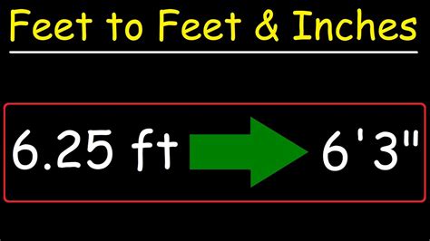 96in To Feet