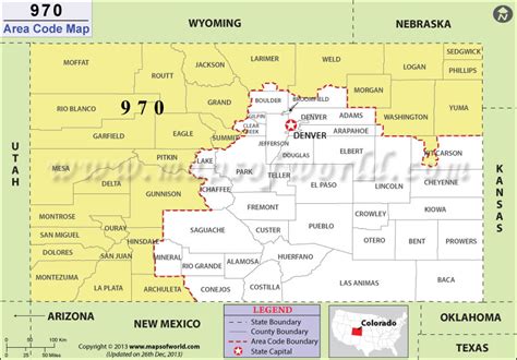 970 area code colorado