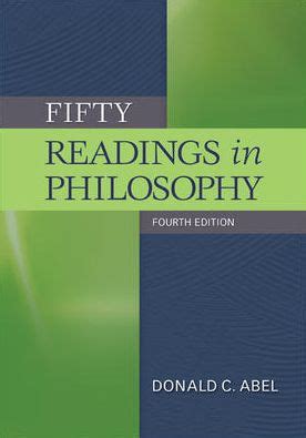 9780073535807 - Fifty Readings in Philosophy by Abel, Donald, …