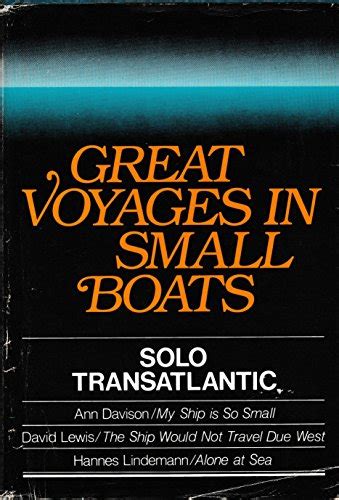 9780828600859: Great Voyages in Small Boats - Davison, Ann; …