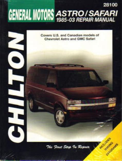 Read 98 Chevrolet Astro Van Chilton Manual 