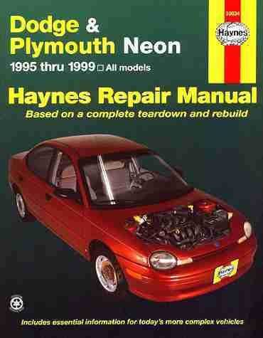 Read 98 Dodge Neon Service Manual 