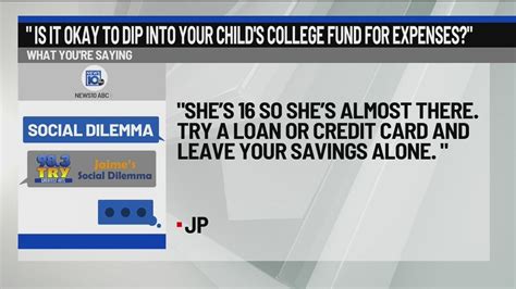 98.3 TRY Social Dilemma: Is It Okay to Dip Into Your Child's College Fund for Expenses?
