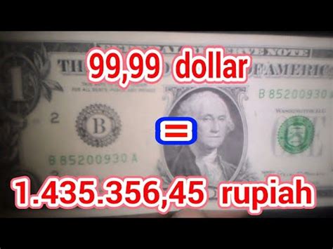 99 99 DOLAR BERAPA RUPIAH：99 US dollars to Indonesian rupiahs - Wise