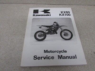 99 kawasaki kx 80 service handbuch. - Manuale generale di officina automobilistica motori 1922 carburatori impianti elettrici edizione tedesca.