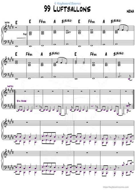 99 Luftballons Chords
