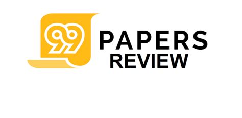 99 papers. 99 Papers has an overall rating of 4.5 out of 5, based on over 25 reviews left anonymously by employees. 100% of employees would recommend working at 99 Papers to a friend and 100% have a positive outlook for the business. This rating has been stable over the past 12 months. 