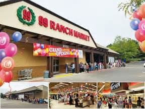 99 ranch store. Folsom, California, has a Ranch 99. Yay! It is a full scale Asian grocery store including a bakery, deli serving dim sum and hot foods, fresh fish counter, meat counter, and a cooked meat deli counter with roasted ducks, soy sauce baked chicken, salt rock baked chicken, slabs of roasted pork (aka pork belly), and char sui. 