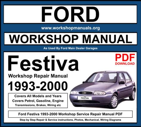 Read 99 Ford Festiva Workshop Manual 