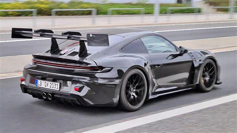 992 gt3 rs. A Cayman GT4 RS, a Panamera Sport Turismo, and a 911 GT3 also appear on track. Towards the end of the video we're treated to an even more extreme car that, at first glance, looks to be a 992 ... 