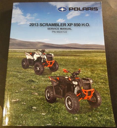 9924122 2013 polaris scrambler xp 850 ho service handbuch. - Chevy cavalier repair manual head gasket.