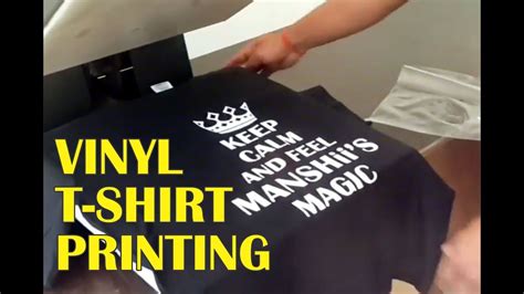 9990753656 Vinyl Tshirt Printing Tutorial by The Printing Wala YouTube
