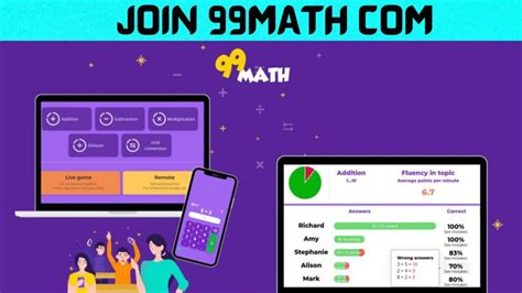 Transform your math classes with 99math! Empower your students to achieve fact fluency, meet curriculum standards, and develop a passion for math. With group activities, individual practice, and play-at-home games, your students will boost their accuracy and confidence in math.