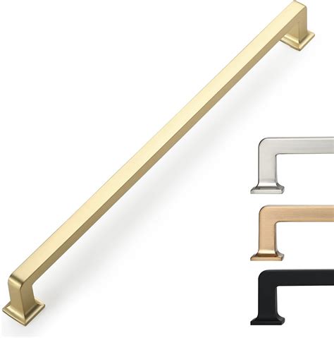 9BUILD 6 Pack 3 Inch Cabinet Handles Brushed Gold Cabinet Pulls Kitchen ...