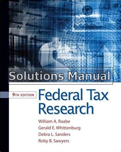 9th edition federal tax research solutions manual 239836. - Harriet tubman guide freedom ann petry test.