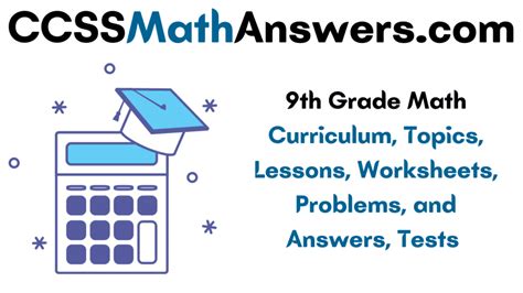 9th Grade Math Curriculum Topics Lessons Worksheets Problems Worksheet For 9th Grade Math - Worksheet For 9th Grade Math