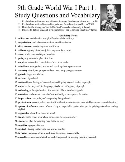 9th Grade World History Answer Key
