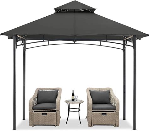 9 ft. x 9 ft. Beige Patio Gazebos for Patios Double Roof Soft Canopy Garden Backyard Gazebo for Shade and Rain Add to Cart Compare ( 4) Model# 41697 Noble House Westray 10 ft. x 10 ft. Black Steel-Framed Canopy Gazebo with Beige Fabric Shade Add to Cart Compare More Options Available Model# GZ-B2BO2020523 waelph. 