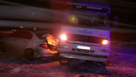 Ağrı’da İpek Geçidi bölgesinde iki ayrı kaza: 4 yaralı