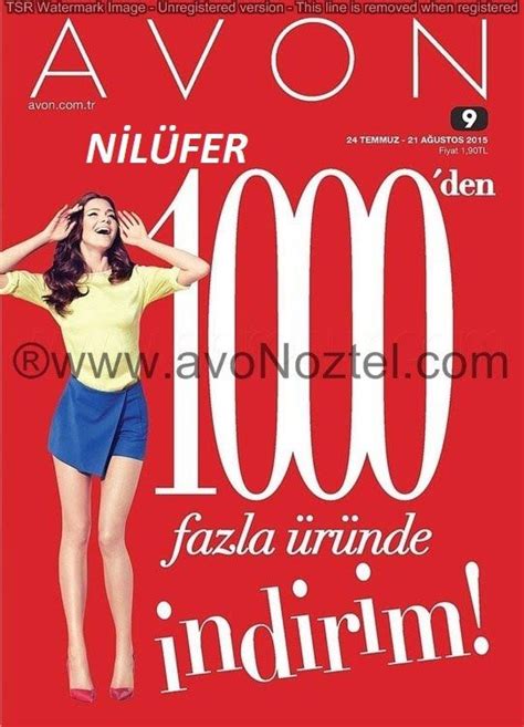 Ağustos ayı avon kataloğu, Online Katalog. 