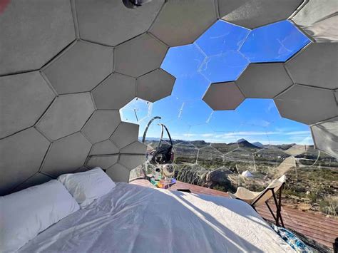 A ‘mirrored space pod’ in Texas is named best ‘glamping’ spot in the US