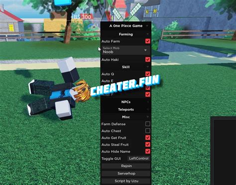A 0NE PIECE GAME HACK SCRIPT GUI Roblox Script