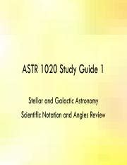A 1020 Template Study Guide 1 Scinot Angles0