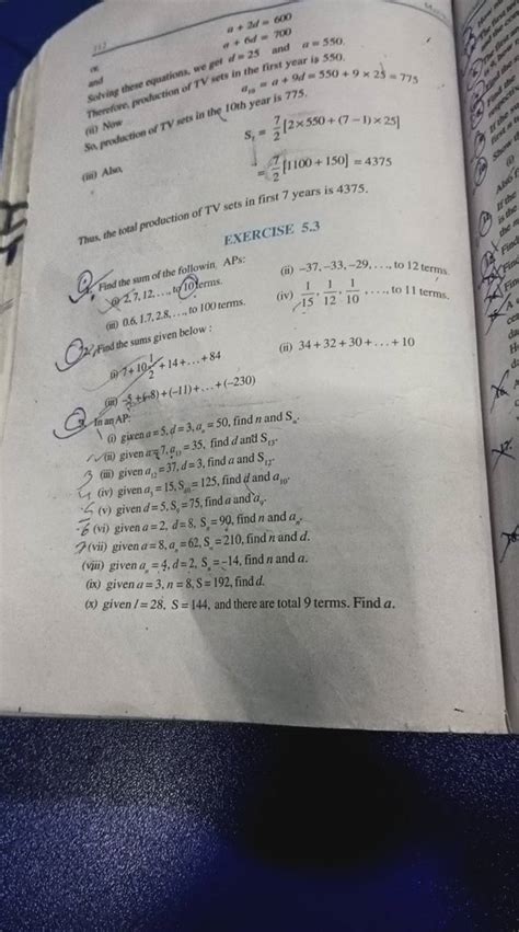 A 2D 600 A 6D 700: FREE Solve the system of equations: 1. a + 2d = 600 2. a image 1