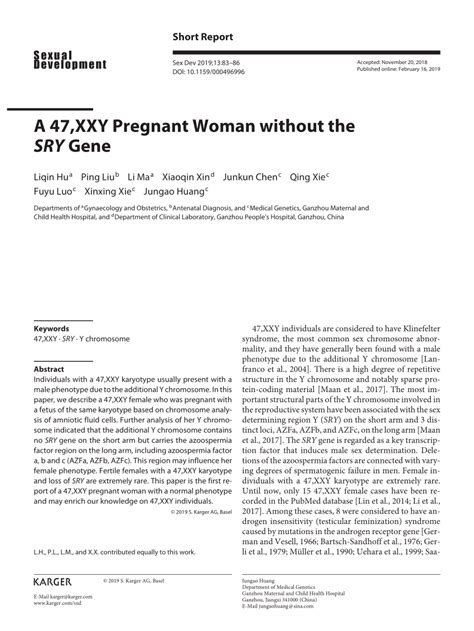 A 47, XXY female - The Lancet