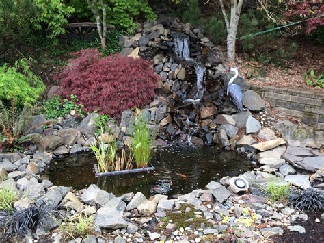 A beautiful natural looking waterfall for an earthen pond ( clay pond ... - raincitystudios.com