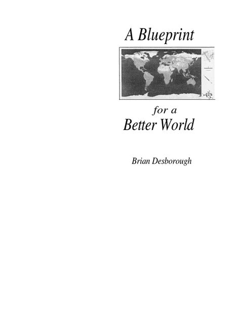 A Blueprint for a Better World Contents pdf