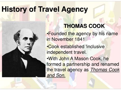 A Brief History of Tourism and Thomas Cook · "Cook