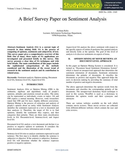 A Brief Survey Paper on Sentiment Analysis