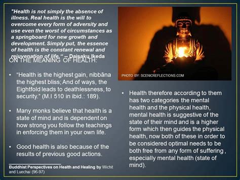 A Buddhist Perspective on Health Care