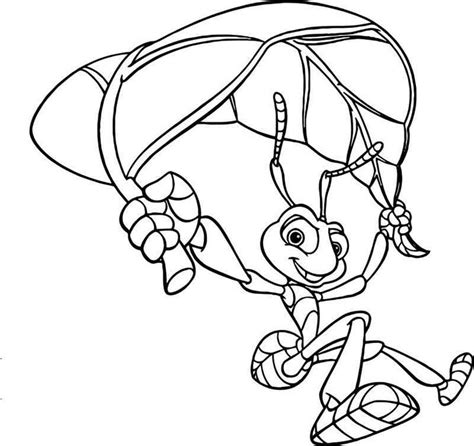 A Bugs Life Coloring Page Tegning, Tegninger, Tegn
