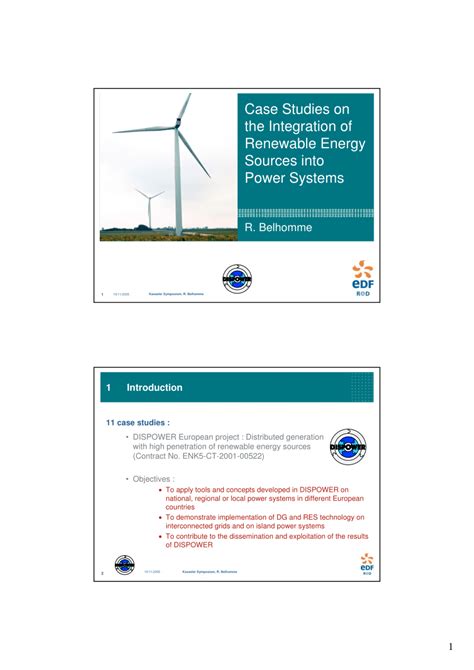 A CASE STUDY IN VARIOUS RENEWABLE ENERGY SOURCES