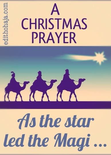 A CHRISTMAS PRAYER: AS THE STAR LED THE MAGI - Edith Ohaja