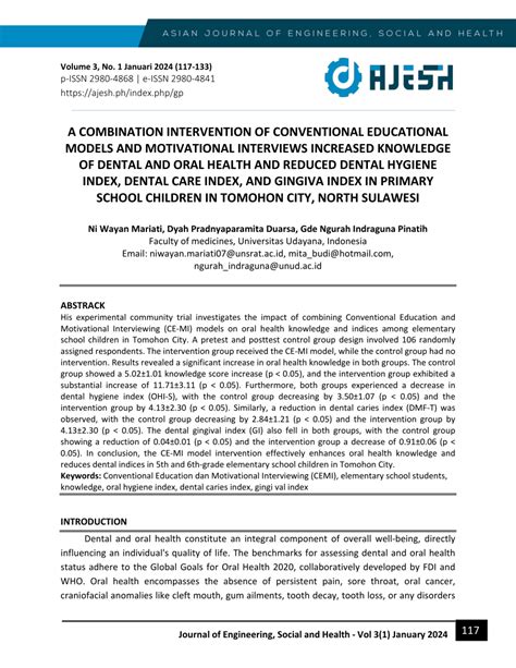 A COMBINATION INTERVENTION OF CONVENTIONAL … - wintechmobiles.com