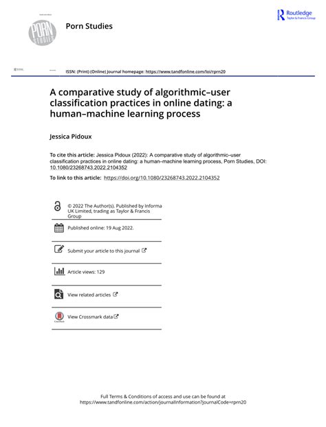 A comparative study of algorithmic–user classification practices in ... - coolestguyplanet.net