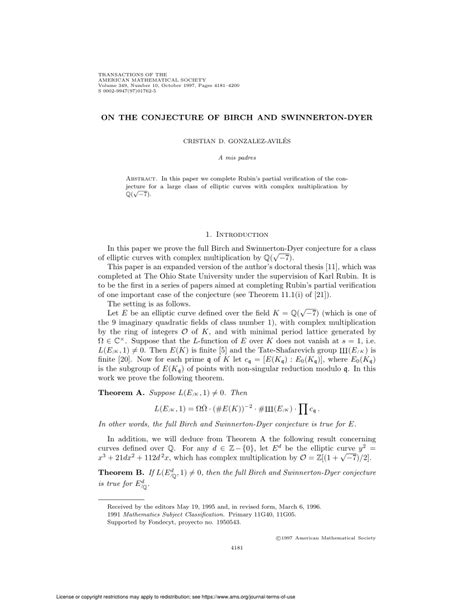 A Complete Proof of the Birch and Swinnerton-Dyer Conjecture via the ... - wintechmobiles.com